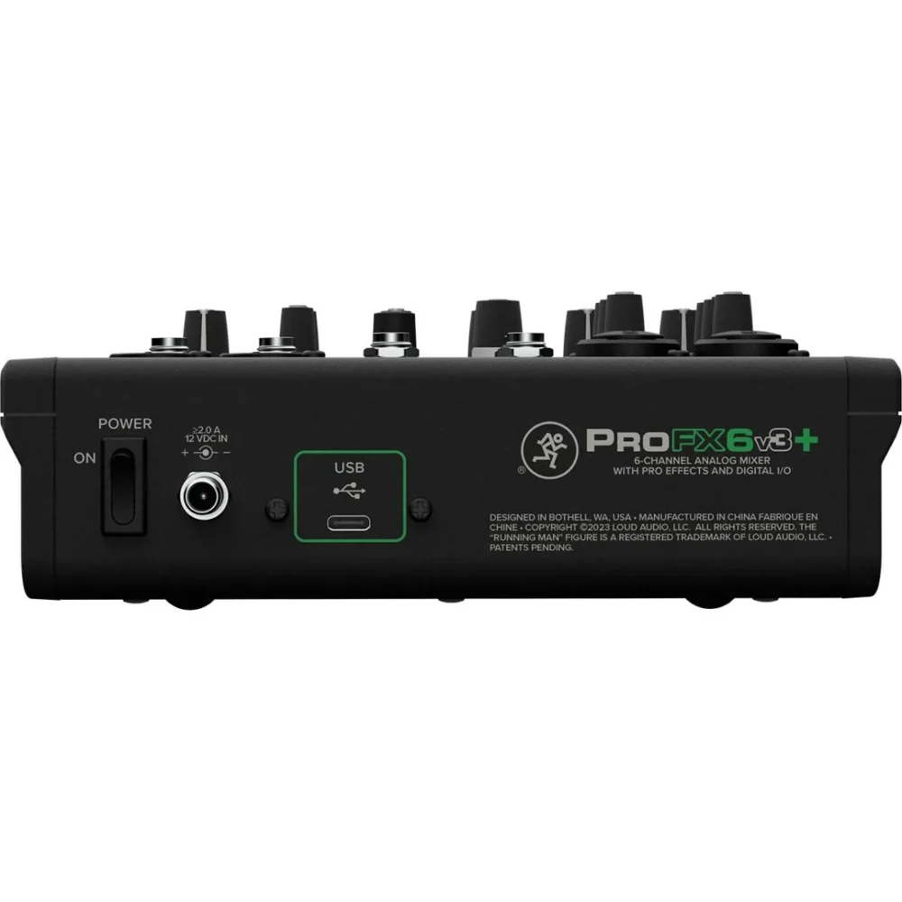 Mackie Profx6v3+ มิกเซอร์ 6 ช่อง Analog Mixer พร้อมเอฟเฟกต์และ Usb Recording สำหรับสตูดิโอ ไลฟ์สตรีม และพอดแคสต์ Mackie Profx6v3+ มิกเซอร์ 6 ช่อง Analog Mixer พร้อมเอฟเฟกต์และ Usb Recording สำหรับสตูดิโอ ไลฟ์สตรีม และพอดแคสต์