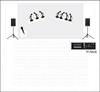Yamaha Tf-Rack มิกเซอร์ดิจิตอลแบบติดแร็ค 16 อินพุต