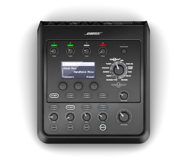Bose T4s Tonematch Digital Mixer 4 แชนแนล Bose T4s Tonematch Digital Mixer 4 แชนแนล