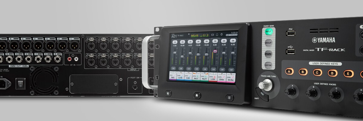Yamaha Tf-Rack มิกเซอร์ดิจิตอลแบบติดแร็ค 16 อินพุต