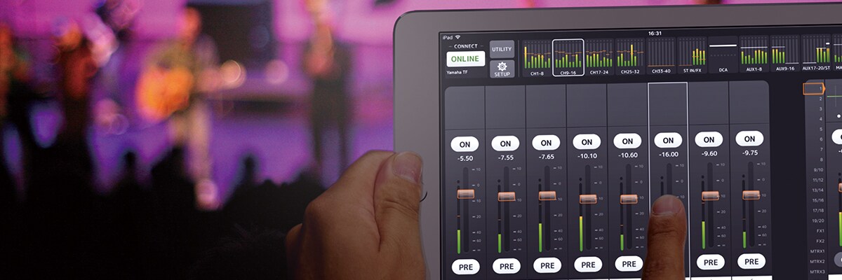 Yamaha Tf-Rack มิกเซอร์ดิจิตอลแบบติดแร็ค 16 อินพุต