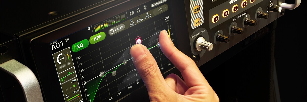 Yamaha Tf-Rack มิกเซอร์ดิจิตอลแบบติดแร็ค 16 อินพุต