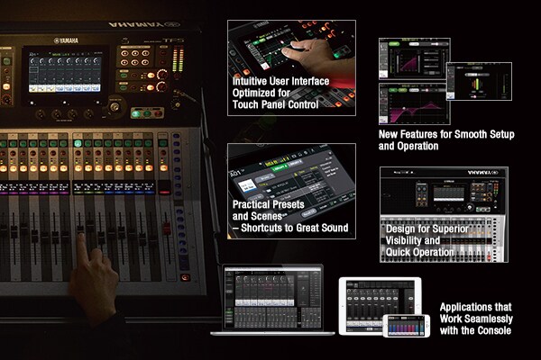Yamaha Tf5 มิกเซอร์ดิจิตอล 32 แชนแนล