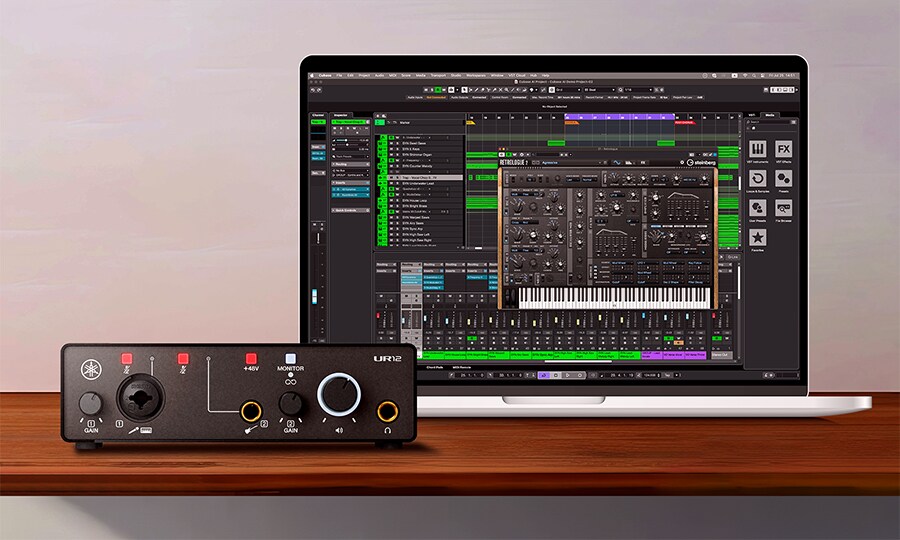 Yamaha Ur12mk3 อินเทอร์เฟซเสียงแบบ Usb-C 2-In / 2-Out