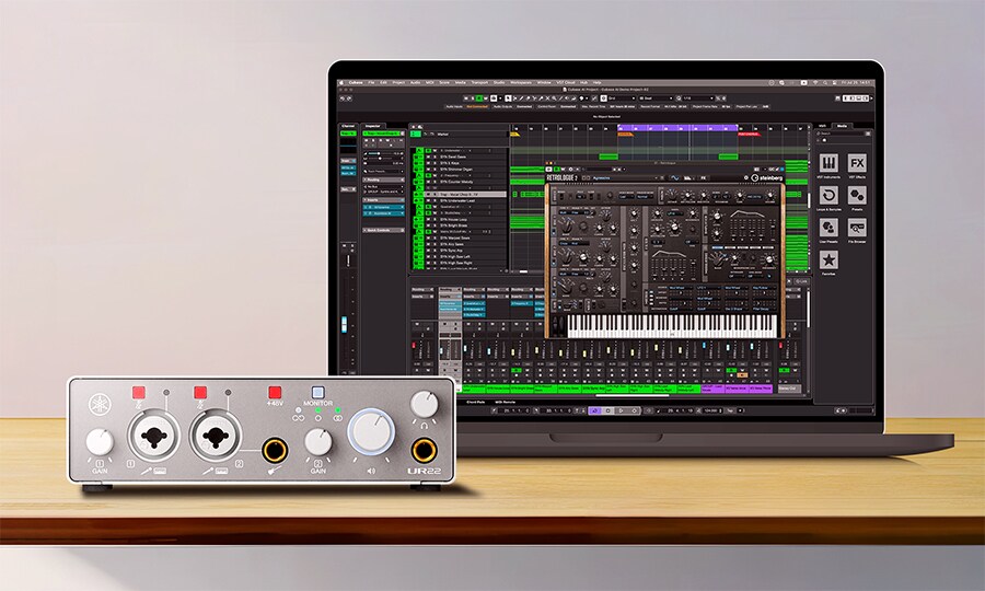 Yamaha Ur22mk3 อินเทอร์เฟซเสียงแบบ Usb-C 2-In / 2-Out