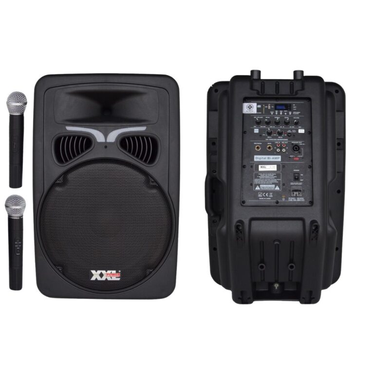 Xxl A-15v ลำโพงเอนกประสงค์ 15 นิ้ว Bluetooth มีล้อลาก พร้อมไมค์ลอย