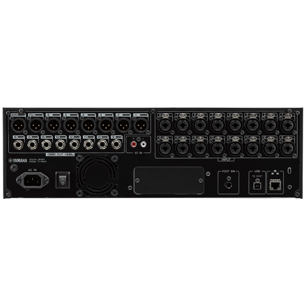 Yamaha Tf-Rack มิกเซอร์ดิจิตอลแบบติดแร็ค 16 อินพุต Yamaha Tf-Rack มิกเซอร์ดิจิตอลแบบติดแร็ค 16 อินพุต