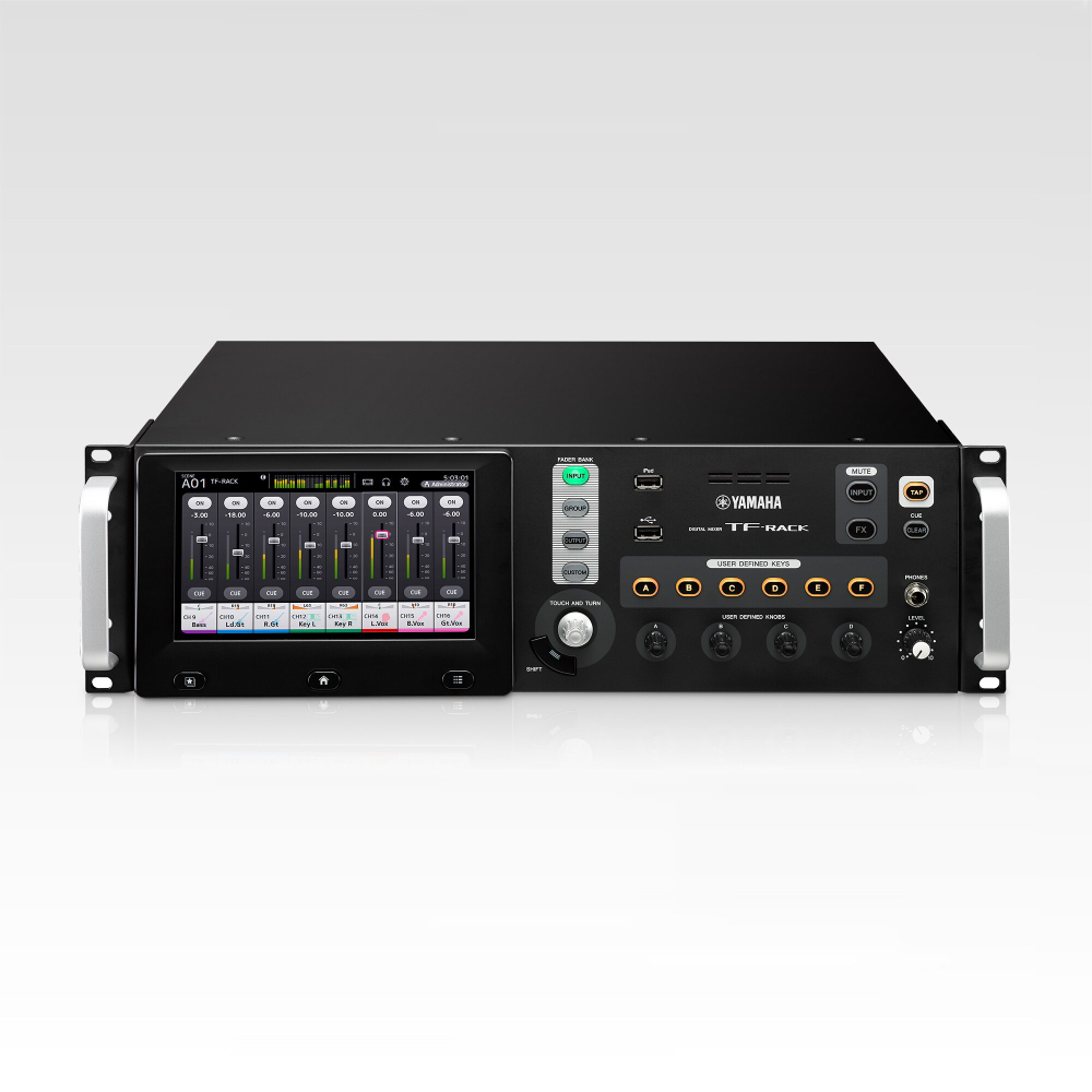 Yamaha Tf-Rack มิกเซอร์ดิจิตอลแบบติดแร็ค 16 อินพุต Yamaha Tf-Rack มิกเซอร์ดิจิตอลแบบติดแร็ค 16 อินพุต