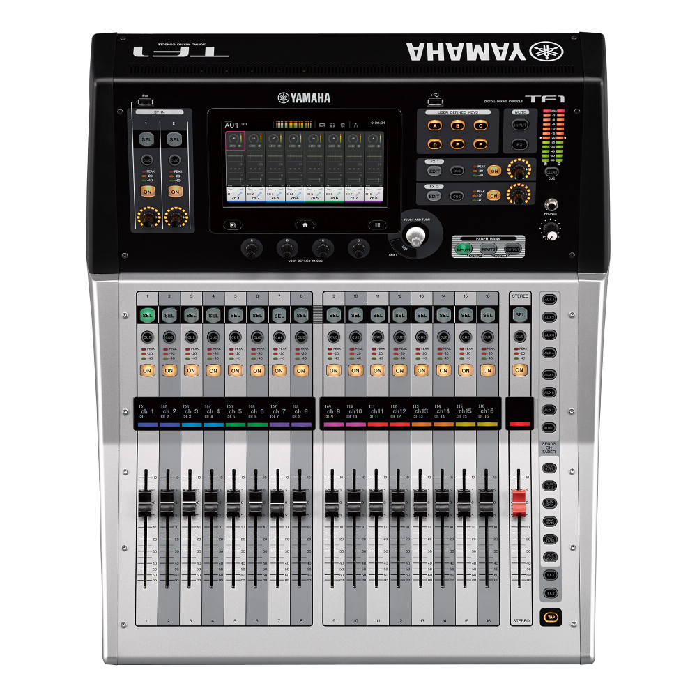 Yamaha Tf1 มิกเซอร์ดิจิตอล 16 แชนแนล พร้อม Dugan Automixer Yamaha Tf1 มิกเซอร์ดิจิตอล 16 แชนแนล พร้อม Dugan Automixer