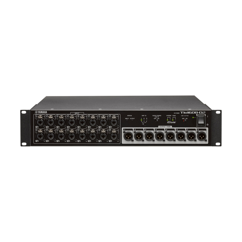 Yamaha Tio1608-D2 สเตจบ็อกซ์ 16-In / 8-Out พร้อม Dante Yamaha Tio1608-D2 สเตจบ็อกซ์ 16-In / 8-Out พร้อม Dante