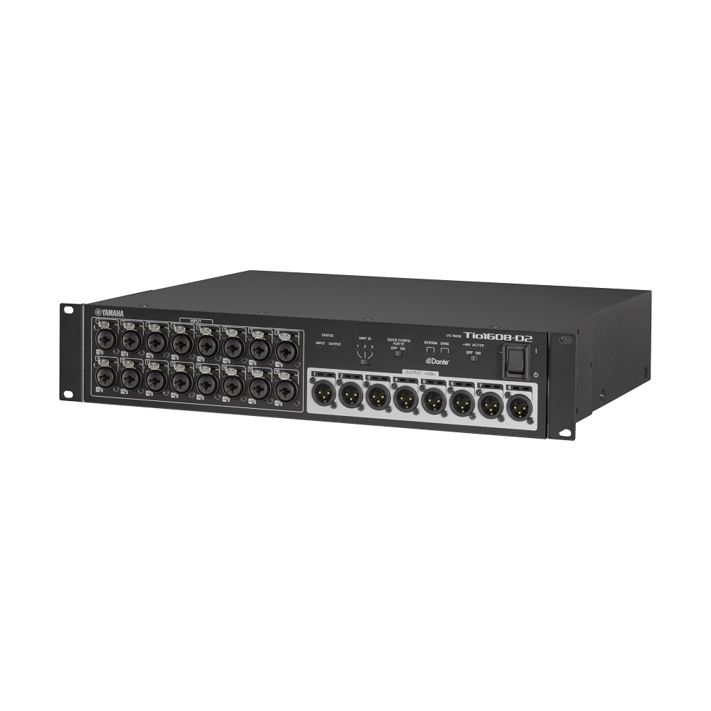 Yamaha Tio1608-D2 สเตจบ็อกซ์ 16-In / 8-Out พร้อม Dante Yamaha Tio1608-D2 สเตจบ็อกซ์ 16-In / 8-Out พร้อม Dante
