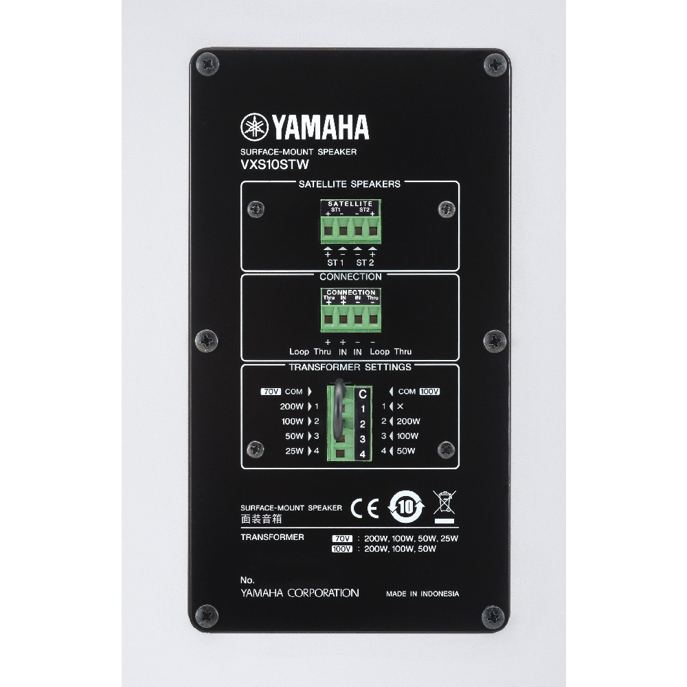 Yamaha Vxs10st ลำโพงซับวูฟเฟอร์ 10 นิ้ว สำหรับติดตั้ง มีหม้อแปลง Yamaha Vxs10st ลำโพงซับวูฟเฟอร์ 10 นิ้ว สำหรับติดตั้ง มีหม้อแปลง