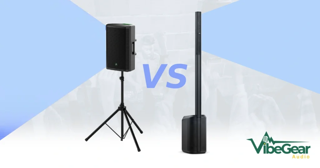 ลำโพงคอลัมน์ Vs Point Source ต่างกันอย่างไร? เจาะลึกข้อดีที่คนทำเครื่องเสียงต้องรู้