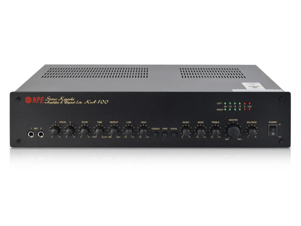 Npe Ka-100b แอมป์คาราโอเกะ 2x70w พร้อม Echo Control Npe Ka-100b แอมป์คาราโอเกะ 2x70w พร้อม Echo Control