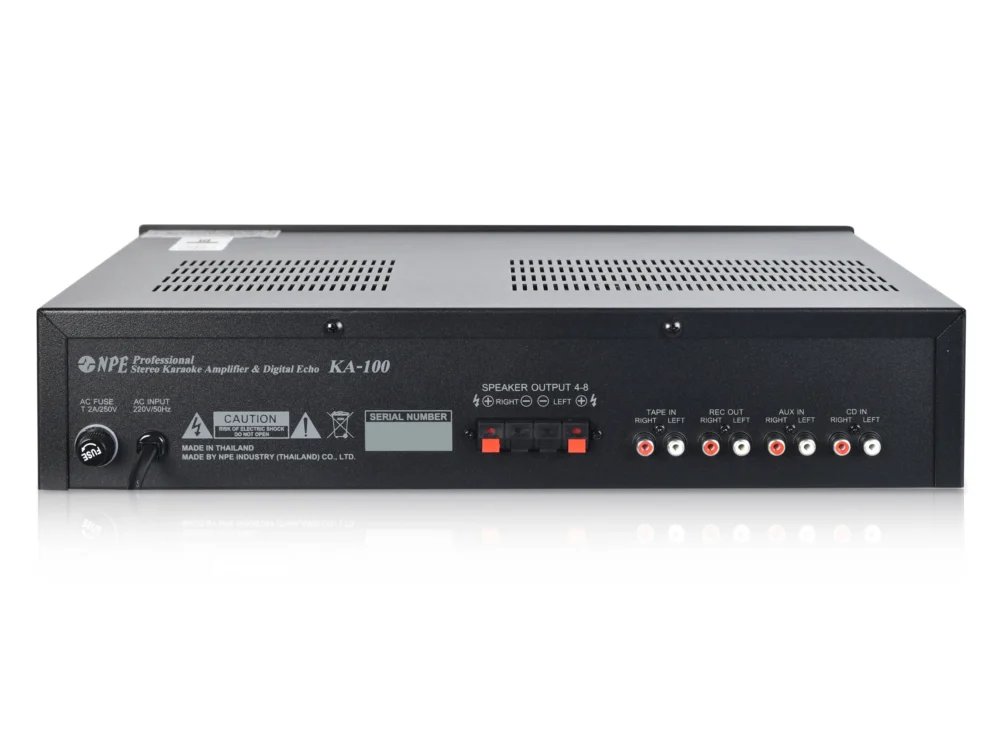 Npe Ka-100b แอมป์คาราโอเกะ 2x70w พร้อม Echo Control Npe Ka-100b แอมป์คาราโอเกะ 2x70w พร้อม Echo Control