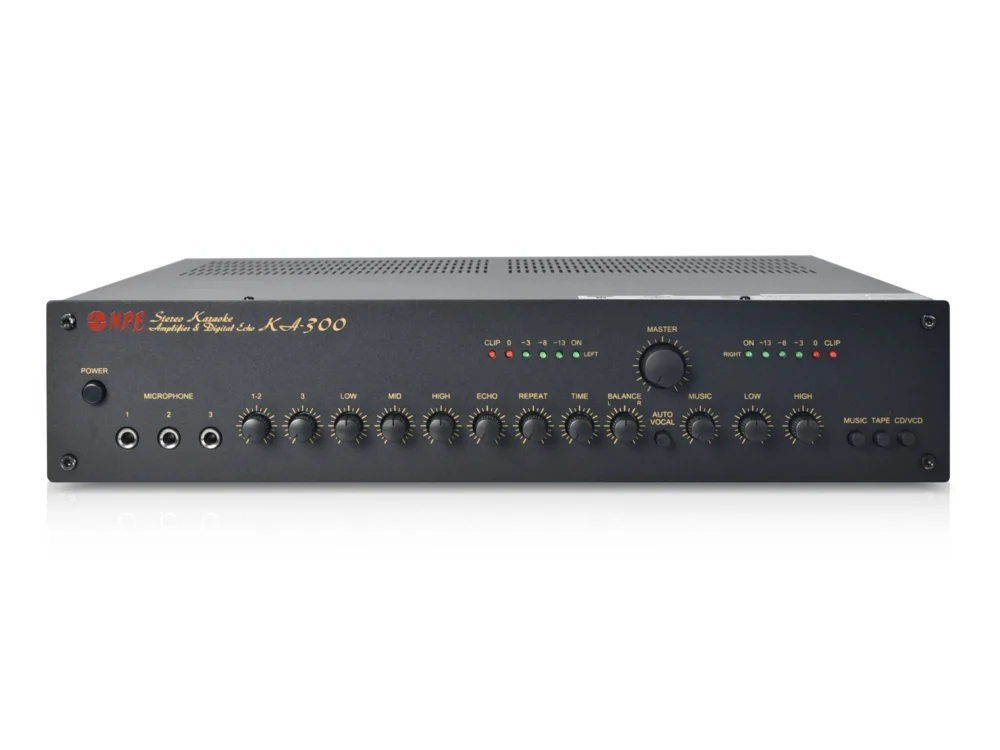 Npe Ka-300b แอมป์คาราโอเกะ 2x150w พร้อม Echo Control Npe Ka-300b แอมป์คาราโอเกะ 2x150w พร้อม Echo Control
