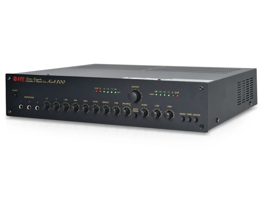 Npe Ka-300b แอมป์คาราโอเกะ 2x150w พร้อม Echo Control Npe Ka-300b แอมป์คาราโอเกะ 2x150w พร้อม Echo Control