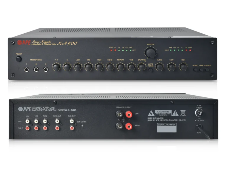 Npe Ka-300b แอมป์คาราโอเกะ 2x150w พร้อม Echo Control