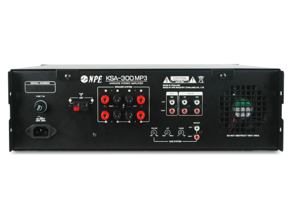 Npe Ksa-300mp3 แอมป์คาราโอเกะ 2x150w พร้อม Bluetooth Usb/sd Mp3 Npe Ksa-300mp3 แอมป์คาราโอเกะ 2x150w พร้อม Bluetooth Usb/sd Mp3