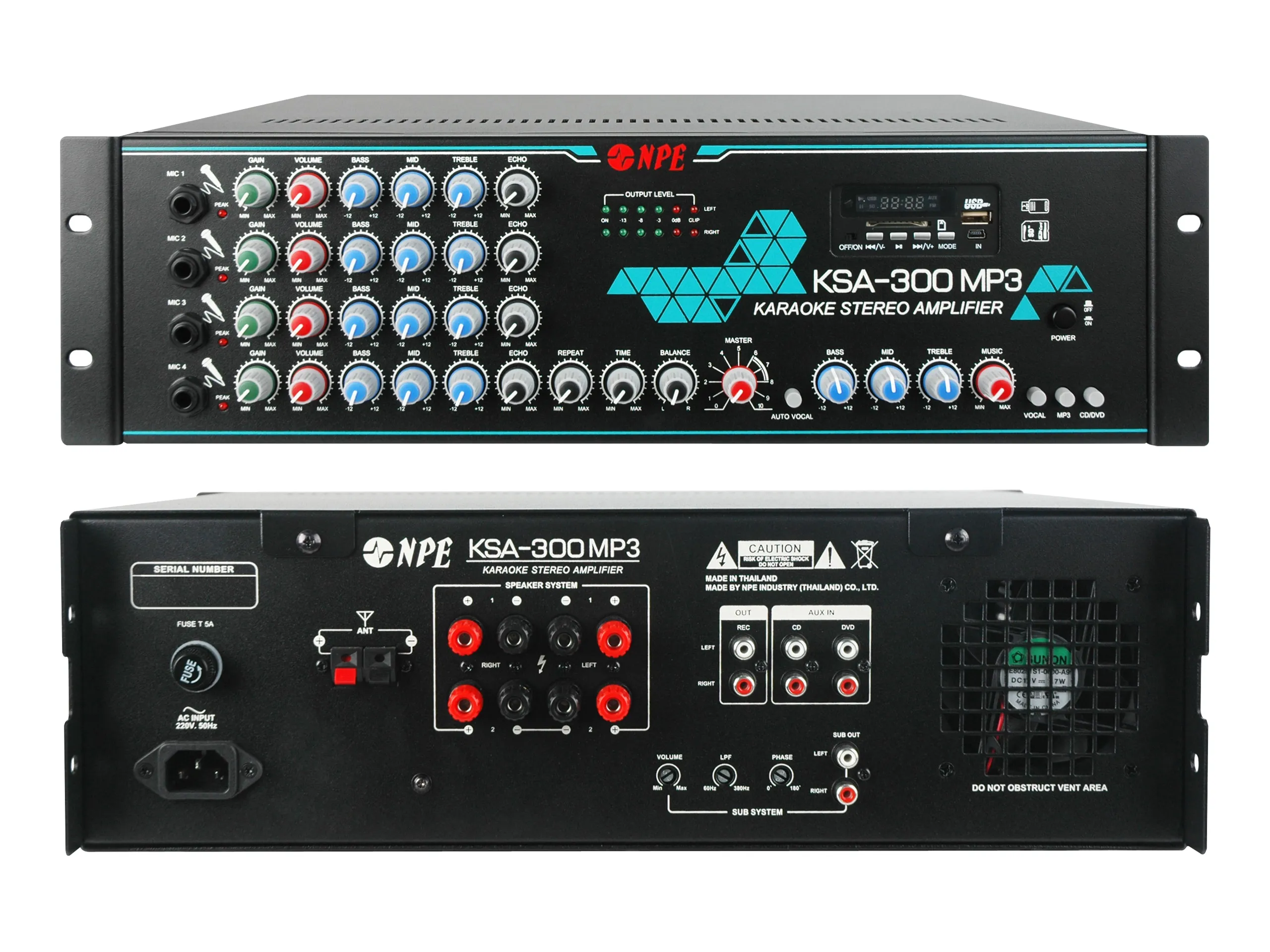 Npe Ksa-300mp3 แอมป์คาราโอเกะ 2x150w พร้อม Bluetooth Usb/sd Mp3 Npe Ksa-300mp3 แอมป์คาราโอเกะ 2x150w พร้อม Bluetooth Usb/sd Mp3