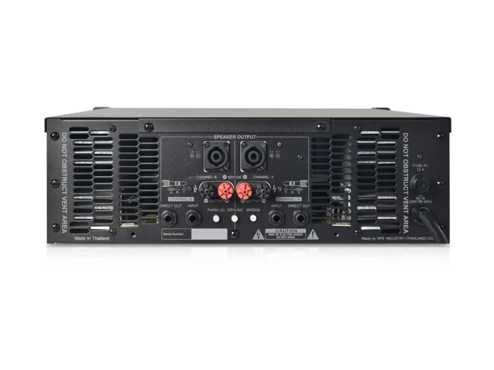 Npe Xl-1200 เพาเวอร์แอมป์ 2x650w Class Ab Stereo Power Amplifier Npe Xl-1200 เพาเวอร์แอมป์ 2x650w Class Ab Stereo Power Amplifier