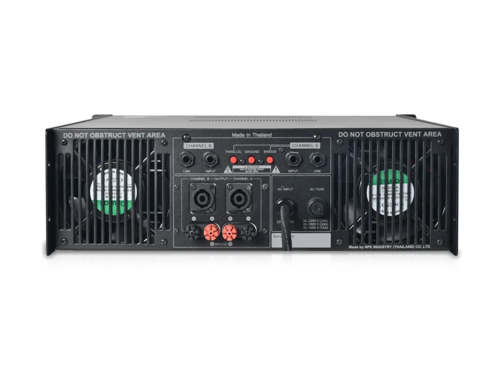 Npe Xl-1500 เพาเวอร์แอมป์ 2x800w Class Ab Stereo Power Amplifier Npe Xl-1500 เพาเวอร์แอมป์ 2x800w Class Ab Stereo Power Amplifier