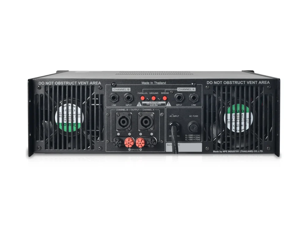 Npe Xl-1800 เพาเวอร์แอมป์ 2x1000w Class Ab Stereo Power Amplifier