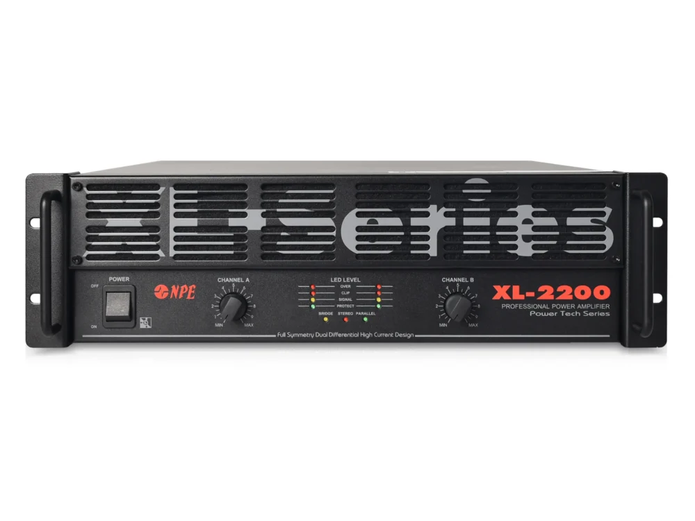 Npe Xl-2200 เพาเวอร์แอมป์ 2x1200w Class Ab Stereo Power Amplifier Npe Xl-2200 เพาเวอร์แอมป์ 2x1200w Class Ab Stereo Power Amplifier