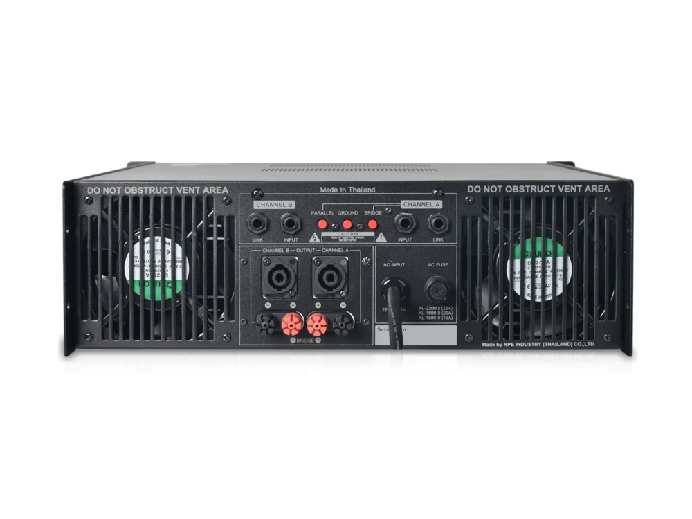 Npe Xl-2200 เพาเวอร์แอมป์ 2x1200w Class Ab Stereo Power Amplifier Npe Xl-2200 เพาเวอร์แอมป์ 2x1200w Class Ab Stereo Power Amplifier
