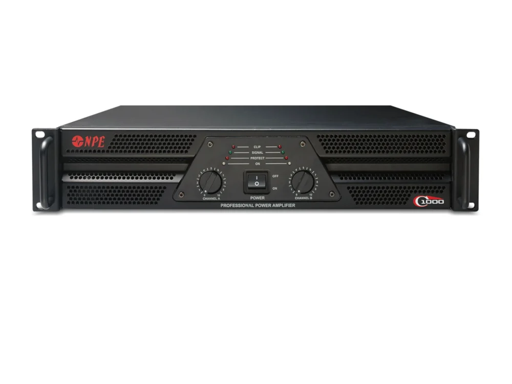 Npe C-1000 เพาเวอร์แอมป์ 2x500w Class Ab Professional Power Amplifier Npe C-1000 เพาเวอร์แอมป์ 2x500w Class Ab Professional Power Amplifier