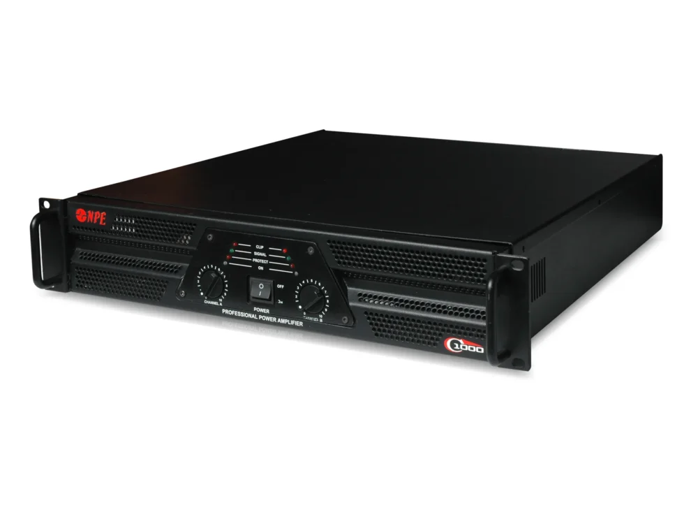 Npe C-1000 เพาเวอร์แอมป์ 2x500w Class Ab Professional Power Amplifier Npe C-1000 เพาเวอร์แอมป์ 2x500w Class Ab Professional Power Amplifier