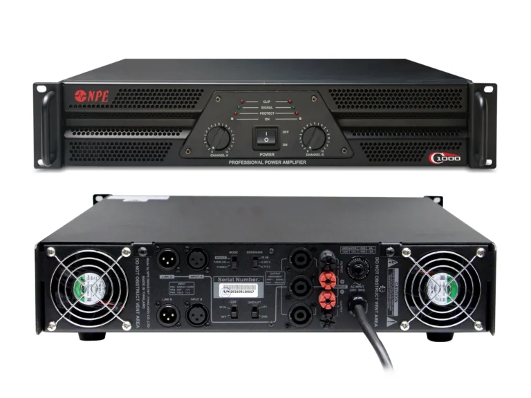 Npe C-1000 เพาเวอร์แอมป์ 2x500w Class Ab Professional Power Amplifier
