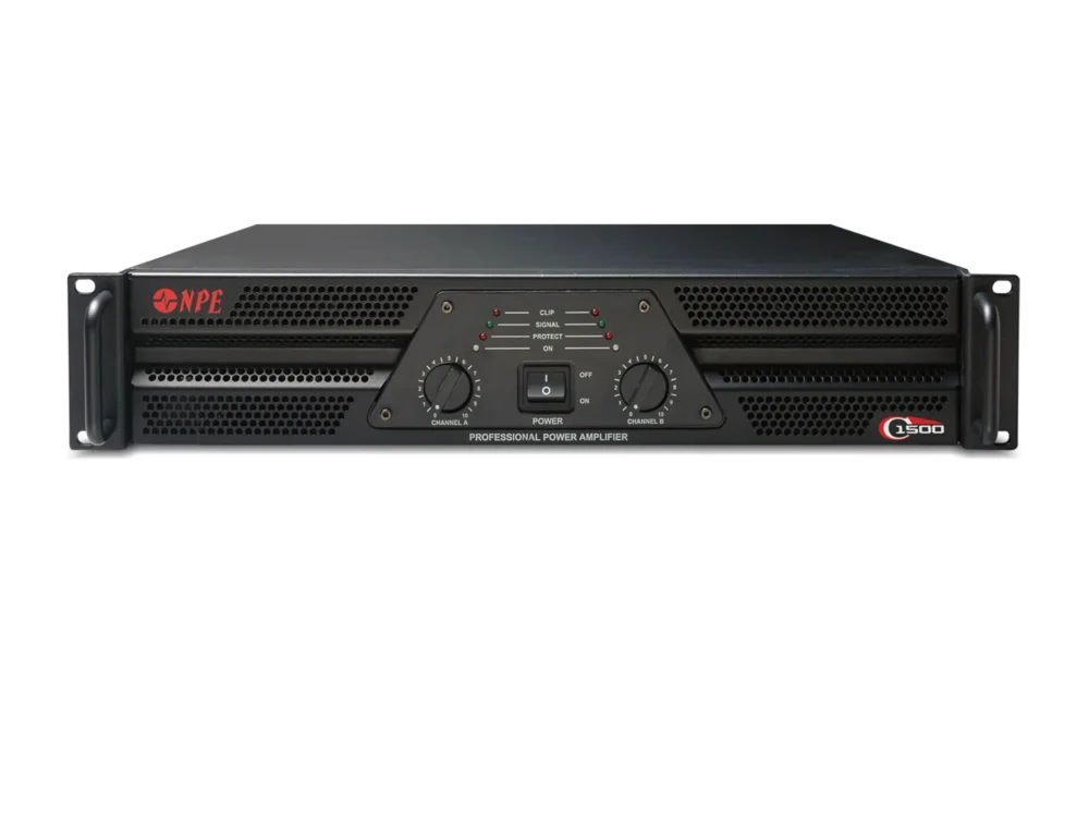Npe C-1500 เพาเวอร์แอมป์ 2x820w Class Ab Professional Power Amplifier