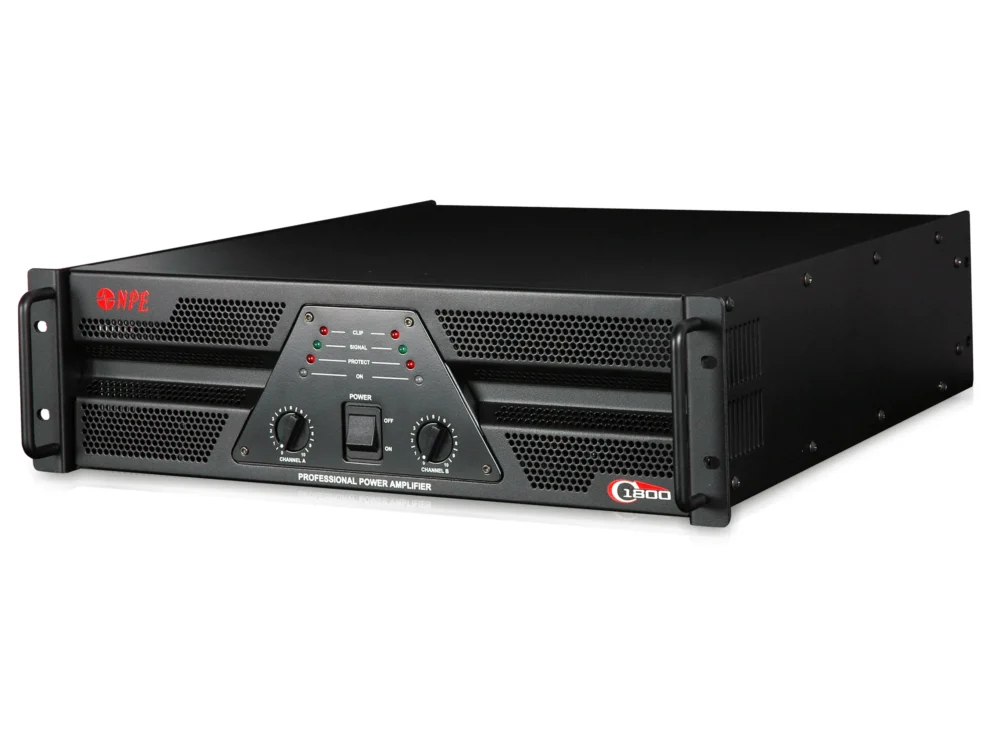 Npe C-1800 เพาเวอร์แอมป์ 2x1100w Class Ab Professional Power Amplifier Npe C-1800 เพาเวอร์แอมป์ 2x1100w Class Ab Professional Power Amplifier