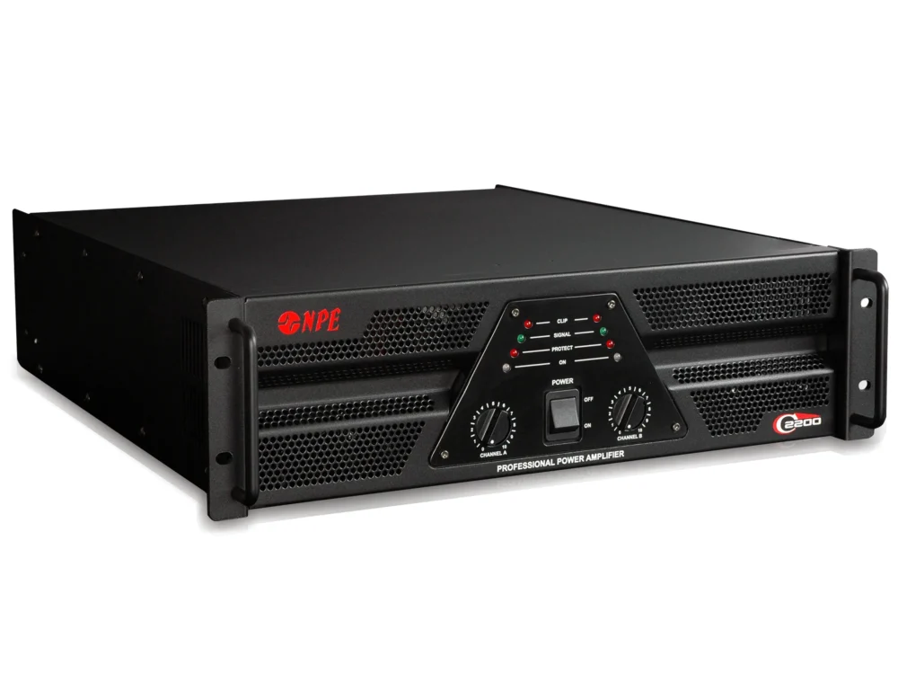 Npe C-2200 เพาเวอร์แอมป์ 2x1400w Class Ab Professional Power Amplifier Npe C-2200 เพาเวอร์แอมป์ 2x1400w Class Ab Professional Power Amplifier