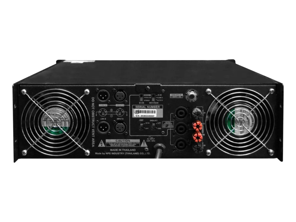 Npe C-3600h เพาเวอร์แอมป์ 2x2000w Class H Professional Power Amplifier Npe C-3600h เพาเวอร์แอมป์ 2x2000w Class H Professional Power Amplifier