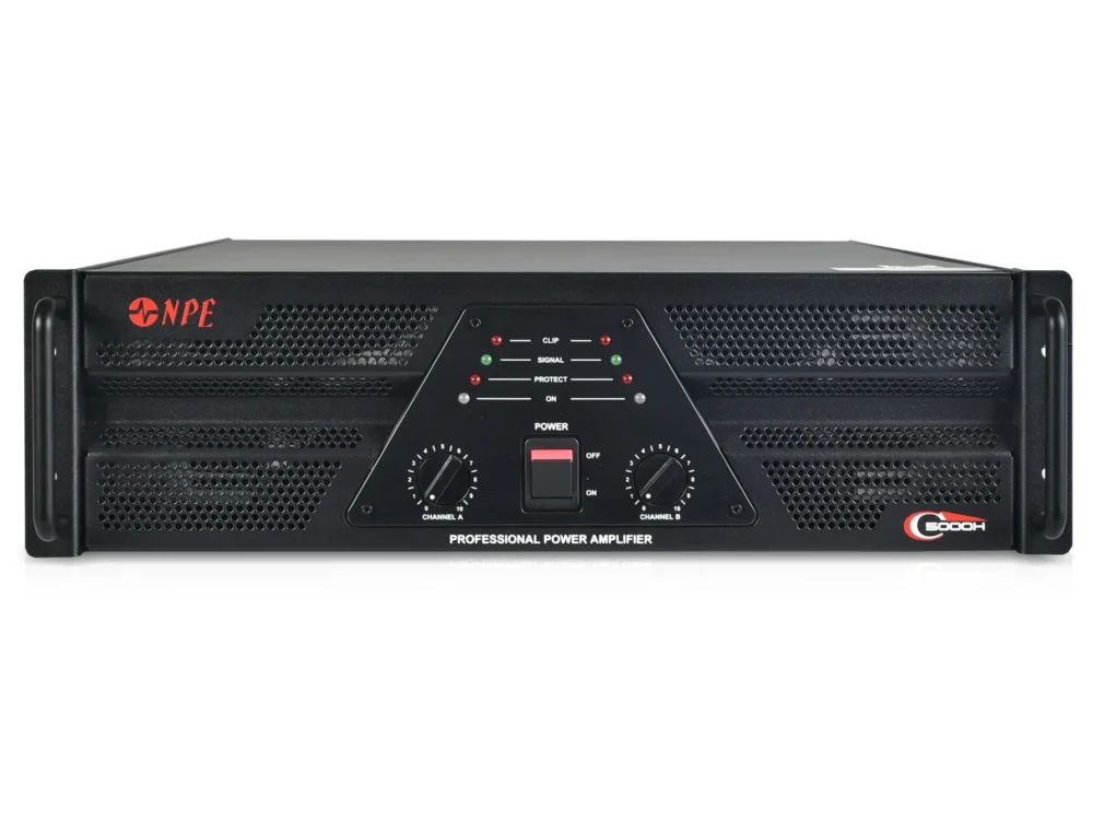 Npe C-5000h เพาเวอร์แอมป์ 2x2500w Class H Professional Power Amplifier Npe C-5000h เพาเวอร์แอมป์ 2x2500w Class H Professional Power Amplifier