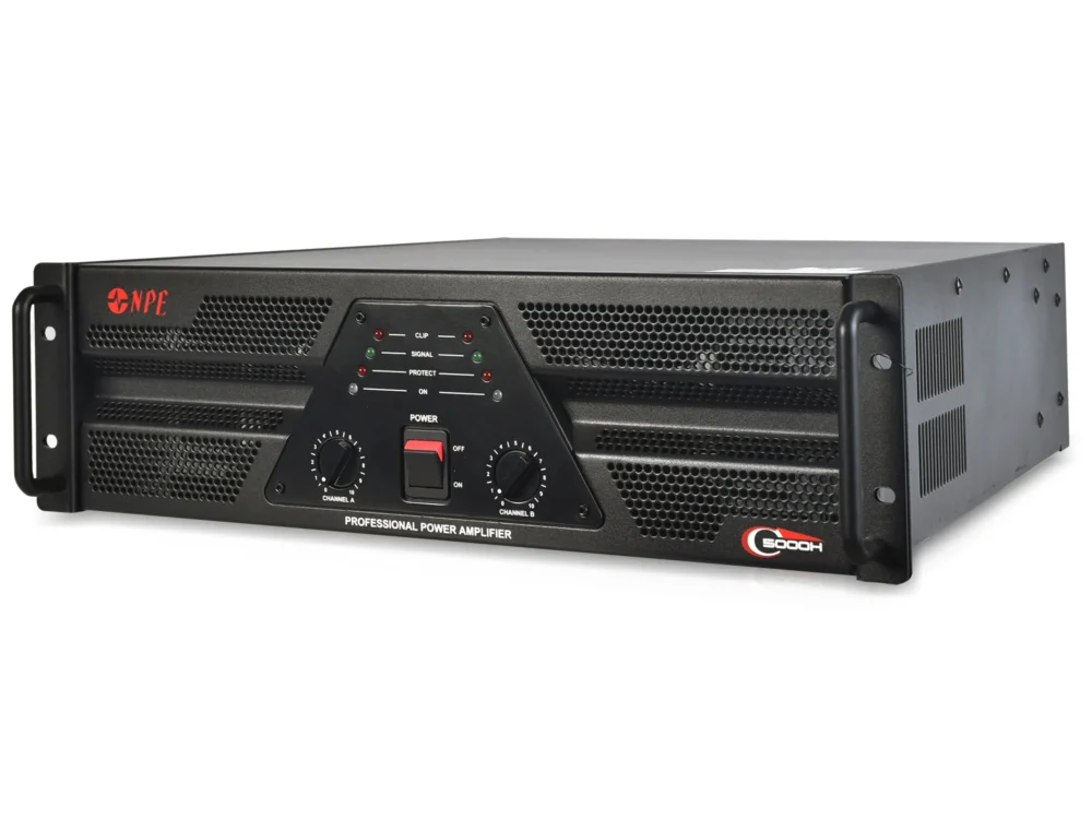 Npe C-5000h เพาเวอร์แอมป์ 2x2500w Class H Professional Power Amplifier Npe C-5000h เพาเวอร์แอมป์ 2x2500w Class H Professional Power Amplifier