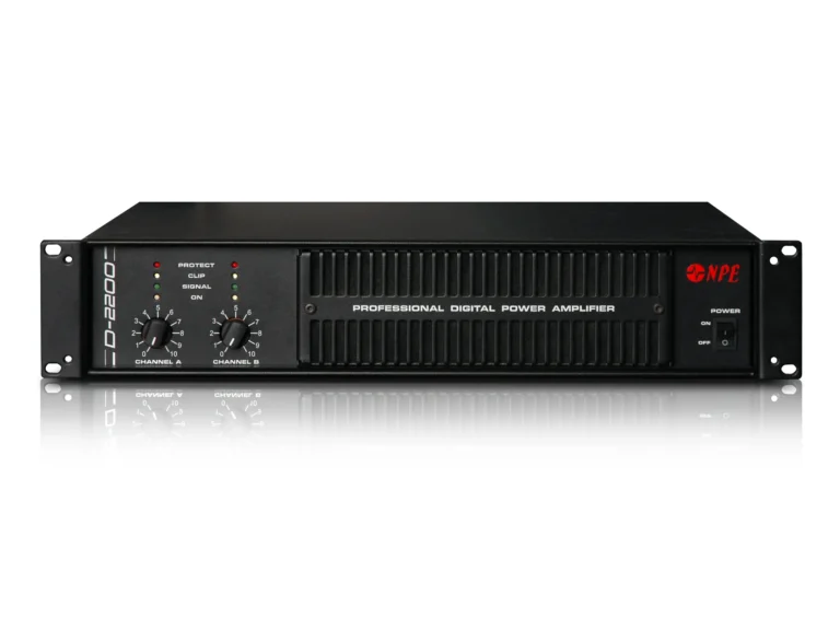 Npe D-2200 เพาเวอร์แอมป์ 2x1100w Class D Professional Power Amplifier