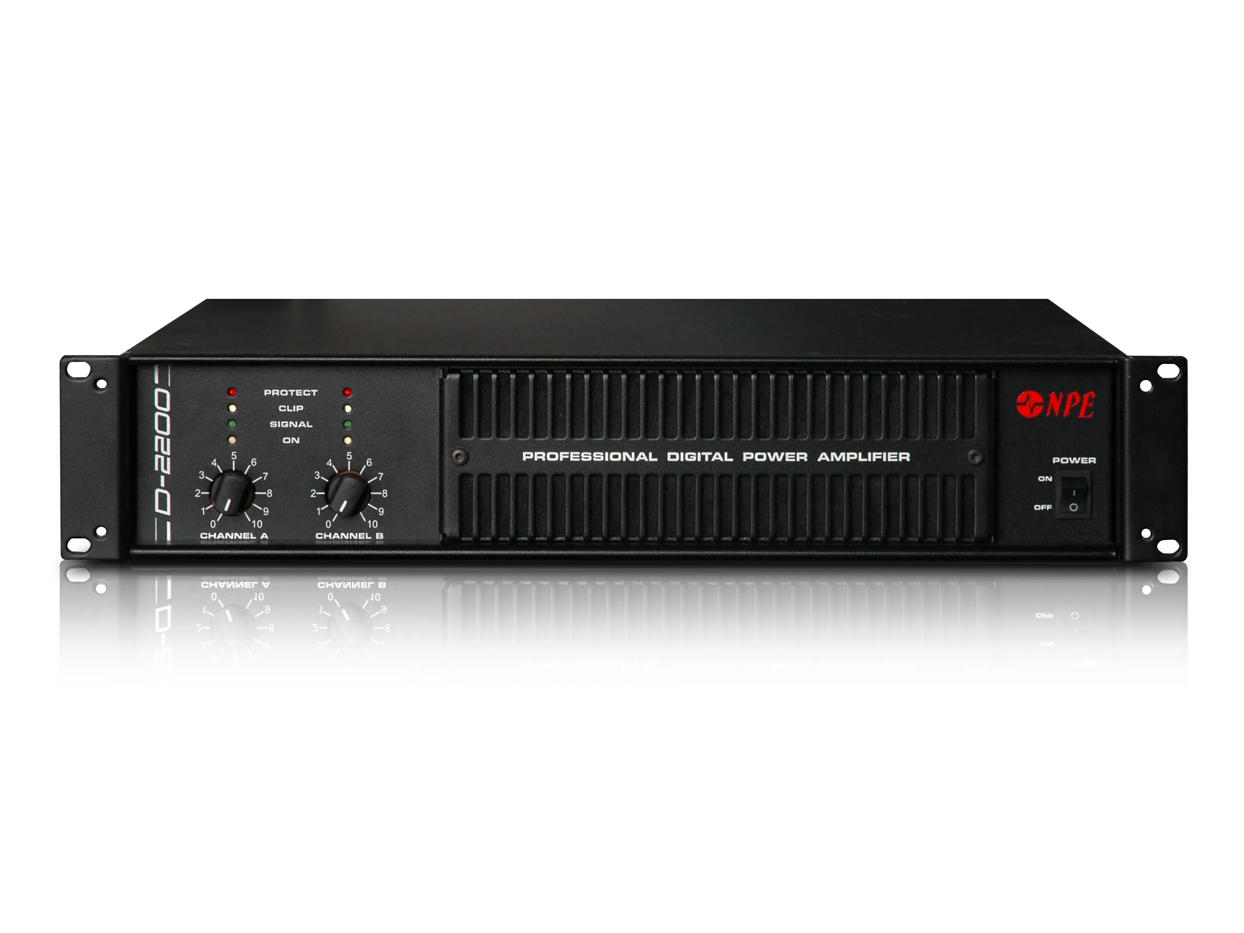 Npe D-2200 เพาเวอร์แอมป์ 2x1100w Class D Professional Power Amplifier Npe D-2200 เพาเวอร์แอมป์ 2x1100w Class D Professional Power Amplifier