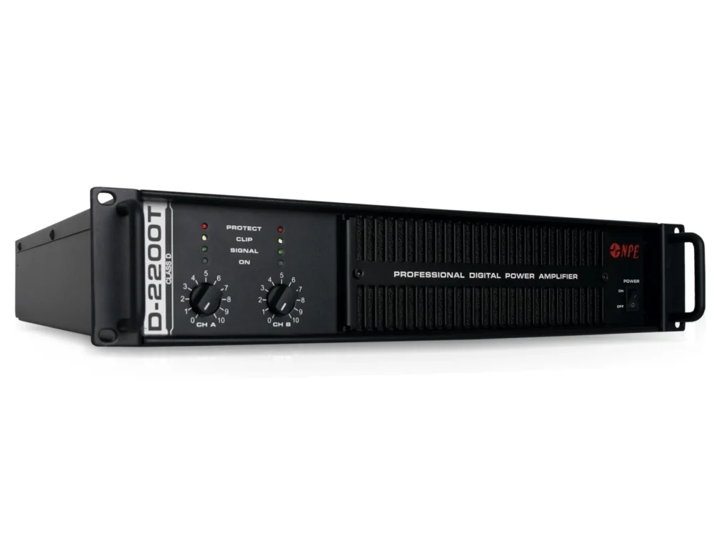 Npe D-2200t เพาเวอร์แอมป์ 2x1100w Class D Transformer Professional Power Amplifier Npe D-2200t เพาเวอร์แอมป์ 2x1100w Class D Transformer Professional Power Amplifier