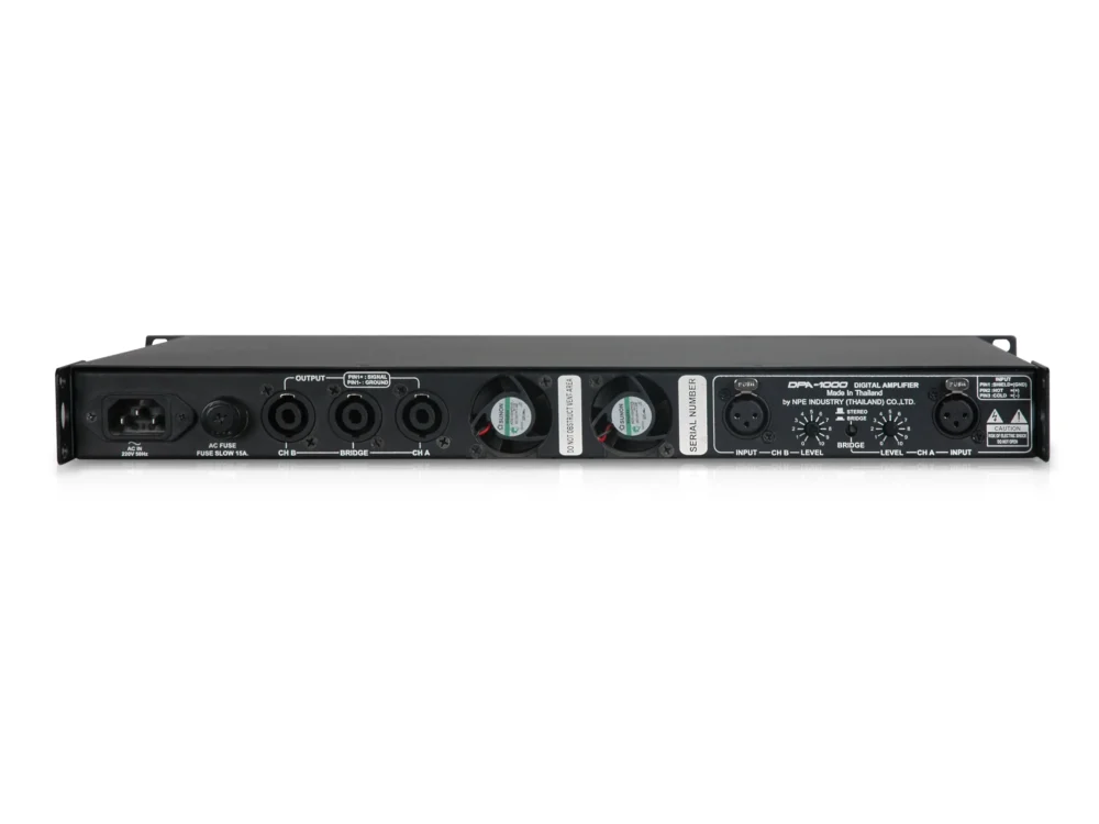 Npe Dpa-1000 เพาเวอร์แอมป์ดิจิตอล 2x500w Class D Digital Power Amplifier Npe Dpa-1000 เพาเวอร์แอมป์ดิจิตอล 2x500w Class D Digital Power Amplifier