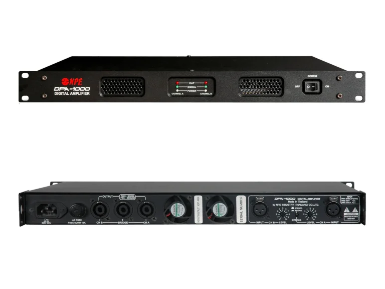 Npe Dpa-1000 เพาเวอร์แอมป์ดิจิตอล 2x500w Class D Digital Power Amplifier