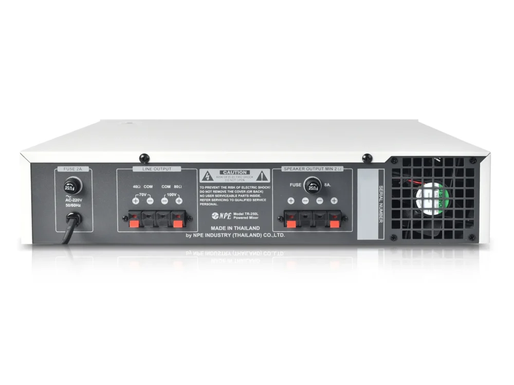Npe Tr-250l เพาเวอร์มิกเซอร์ 125w พร้อม Line Output 70v/100v Npe Tr-250l เพาเวอร์มิกเซอร์ 125w พร้อม Line Output 70v/100v