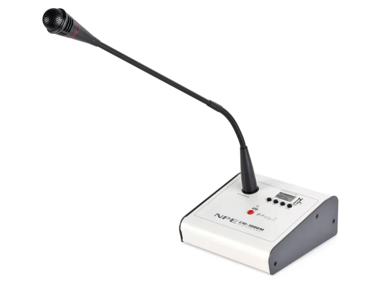 Npe Cm-1000m ไมโครโฟนประกาศแบบตั้งโต๊ะ Condenser Chime Microphone