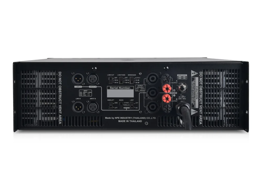 Npe E-4000 เพาเวอร์แอมป์ 2x1200w Class Ab Professional Power Amplifier Npe E-4000 เพาเวอร์แอมป์ 2x1200w Class Ab Professional Power Amplifier