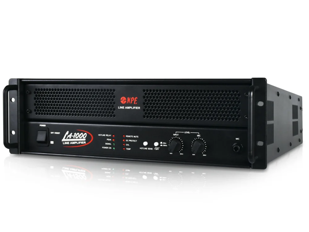 Npe La-1000 ไลน์แอมป์ 1000w 100v Line Amplifier สำหรับระบบเสียงประกาศ Npe La-1000 ไลน์แอมป์ 1000w 100v Line Amplifier สำหรับระบบเสียงประกาศ