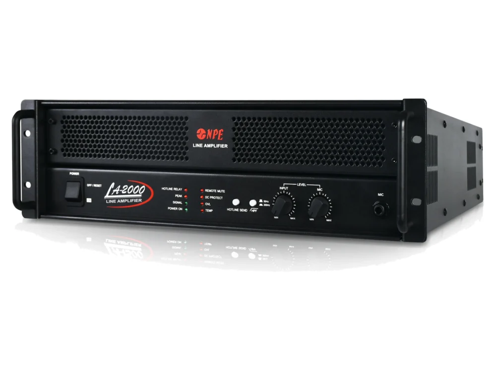 Npe La-2000 ไลน์แอมป์ 2000w 100v Line Amplifier สำหรับระบบเสียงประกาศ Npe La-2000 ไลน์แอมป์ 2000w 100v Line Amplifier สำหรับระบบเสียงประกาศ