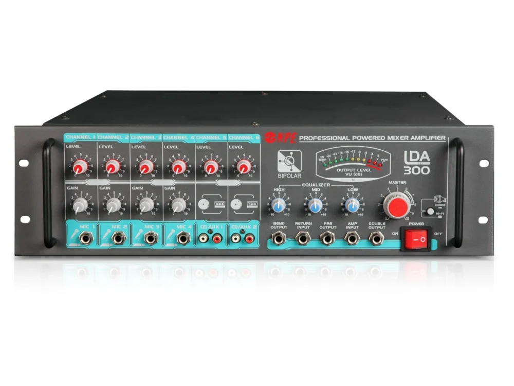 Npe Lda-300 เพาเวอร์มิกเซอร์ 300w 70v/100v Line Amplifier Npe Lda-300 เพาเวอร์มิกเซอร์ 300w 70v/100v Line Amplifier