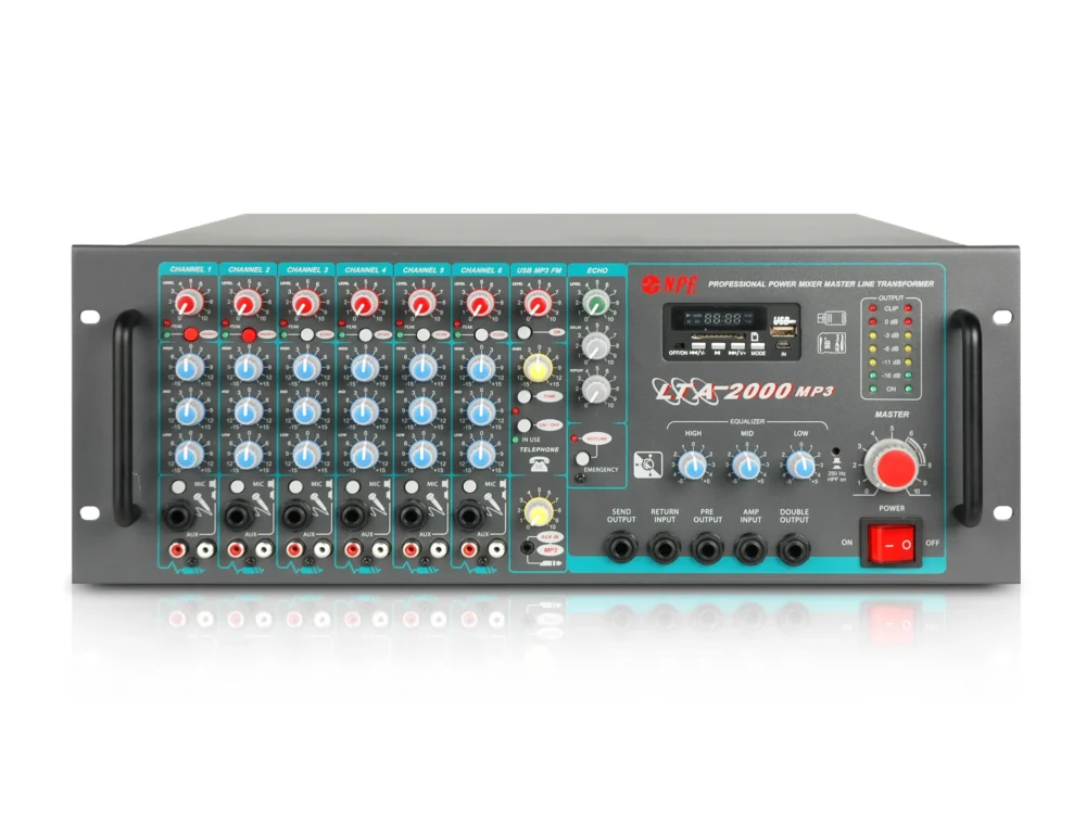 Npe Lta-2000mp3 เพาเวอร์ไลน์มิกเซอร์ 2000w พร้อม Bluetooth Usb/sd Mp3 Npe Lta-2000mp3 เพาเวอร์ไลน์มิกเซอร์ 2000w พร้อม Bluetooth Usb/sd Mp3